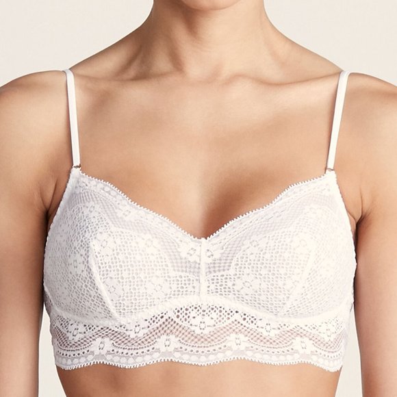 Eberjey Other - Eberjey White Petunia bralette, S